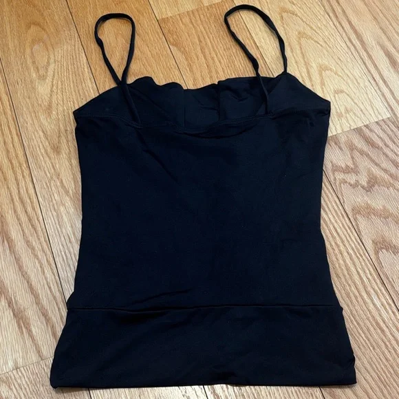 Black Rhinestone-Embellished Spaghetti Strap Top - Picture 7 of 7